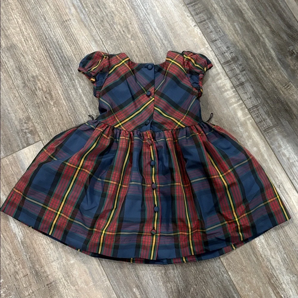 Ralph Lauren Plaid Dress 12-18 months